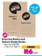 Game Game a4/a5 48/72 pages exercise books & nature study books-each offer