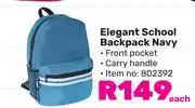 Game Elegant school backpack (navy) -each offer