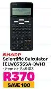 Game Sharp scientific calculator elw0535sa-bwh offer
