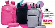 Game Quest lunchbreak 16ltr backpack combo assorted-each offer