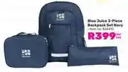 Game Blue juice 3-piece backpack set (navy)-per set offer