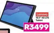 Game Lenovo 10.1 4g lte tablet offer