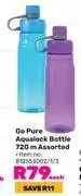Game Go pure aqualock bottle assorted-720ml each offer
