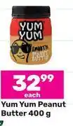 Game Yum yum peanut butter-400g each offer