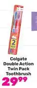 Game Colgate double action twin pack toothbrush offer
