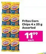 Game Fritos corn chips assorted-4 x 25g each offer