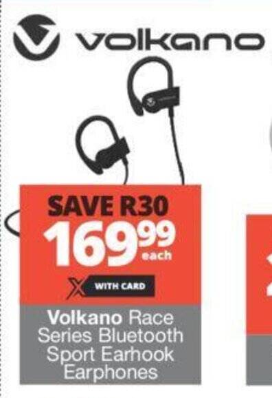 Volkano race series bluetooth sport online earphones