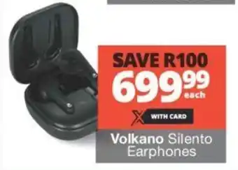 Checkers Volkano Silento Earphones offer