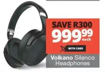 Checkers Volkano Silenco Headphones offer