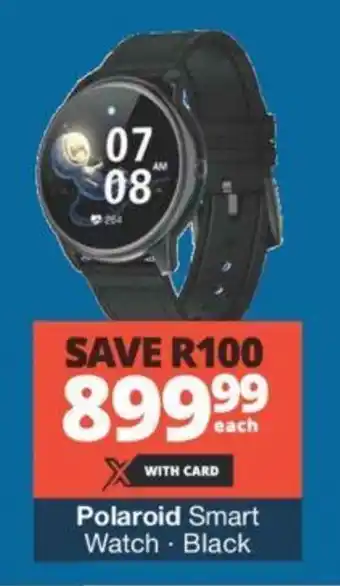Checkers Polaroid Smart Watch Black offer