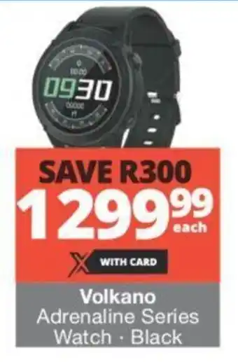 Checkers Volkano Adrenaline Series Watch Black offer