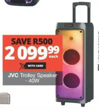 Checkers JVC Trolley Speaker 40W offer