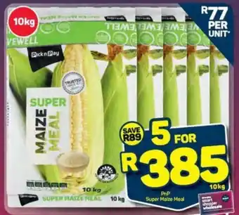 Pick n Pay Hypermarket PnP Super Maize Meal 10kg offer