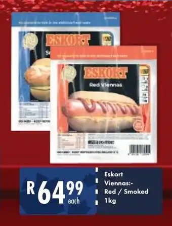 President Hyper ESKORT Viennas Red/Smoked 1kg offer
