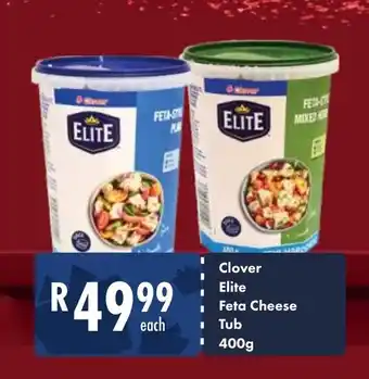 President Hyper Clover Elite Feta Cheese Tub 400g offer