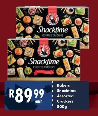 President Hyper Bakers Snacktime Assorted Crackers 800g offer