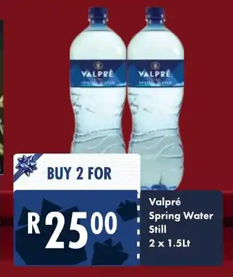 Valpré Spring Water Still I 2 x 1.5Lt
