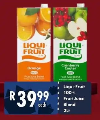 President Hyper Liqui-Fruit 100% Fruit Juice Blend 2Lt offer
