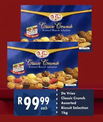 President Hyper De Vries Classic Crunch Assorted Biscuit Selection 1kg offer