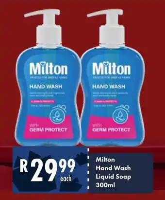 President Hyper Milton Hand Wash Liquid Soap 300ml offer