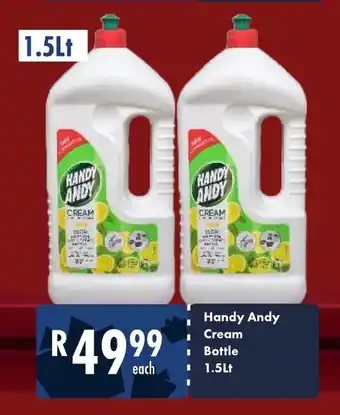 President Hyper Handy Andy Cream Bottle 1.5Lt offer