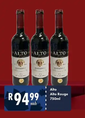 President Hyper Alto Alto Rouge 750ml offer