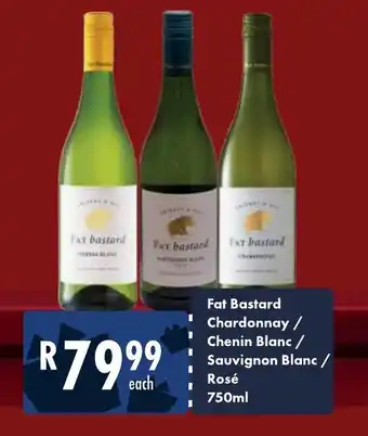 President Hyper Fat Bastard Chardonnay, Chenin Blanc, Sauvignon Blanc, Rosé 750ml offer