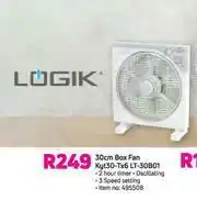 Game Logik 30cm Box Fan KYT30-TX6 LT-30B01 offer