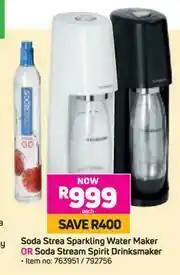 Soda Stream Sparkling Water Maker Or Soda Stream Spirit Drinks Maker-Each