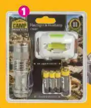 Game Campmaster Flashlight & Headlamp Combo offer