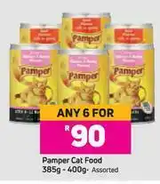 Game Pamper Cat Food Assorted-For Any 6 x 385g/400g offer