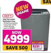 Game Defy 14kg Top Loader Manhattan Grey offer