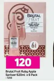 Game 0Brutal Fruit Ruby Apple Spritzer NRB-6 x 620ml offer