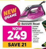 Game Bennett Read 2200W Power Glide Iron offer
