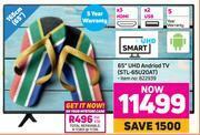 Game Sinotec 65" (165cm) UHD Android TV STL-65U20AT offer