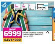 Game Samsung 43" UHD Smart TV 43TU7000 offer