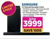 Game Samsung 3.1 Channel Soundbar T650 offer