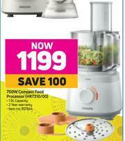 Game Philips 700W Compact Food Processor HR7310/00 offer