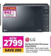 Game LG 42L Neochef Solo Microwave MS4235GIS offer