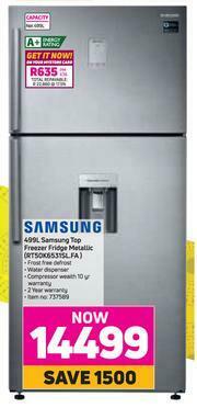 Game Samsung 499L Top Freezer Fridge (Metallic) RT50K6531SL.FA offer