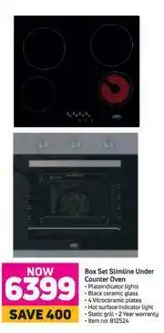 Game Defy Box Set Slimline Under Counter Oven offer