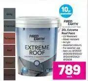 Game Fired Earth 20L Extreme Roof Paint-Each offer