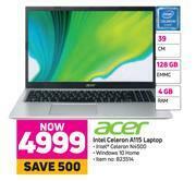 Game Acer 39cm Intel Celeron A115 Laptop offer