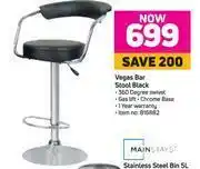 Game Vegas Bar Stool (Black) offer