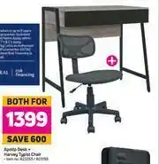 Game Apollo Desk + Harvey Typist Chair-For Both offer