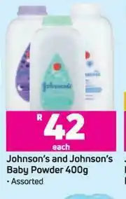 Game Johnson's & Johnson's Baby Powder (Assorted)-400g Each offer