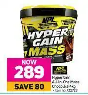 Game NPL Hyper Gain All In One Mass Chocolate-4Kg offer