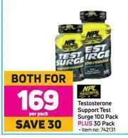 Game NPL Testosterone Support Test Surge 100 Pack Plus 30 Pack-Both For offer
