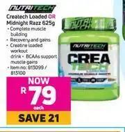 Game Nutritech Createch Loaded Or Midnight Razz 625g-Each offer