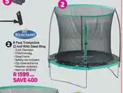 Game Bounceking 8 Foot Trampoline 2.4m With Steel Ring-Each offer